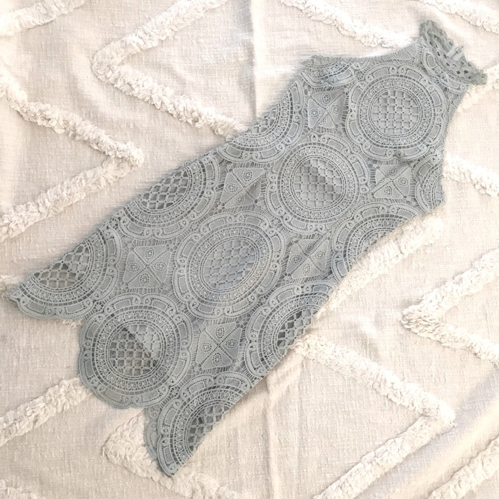 Crochet lace dress